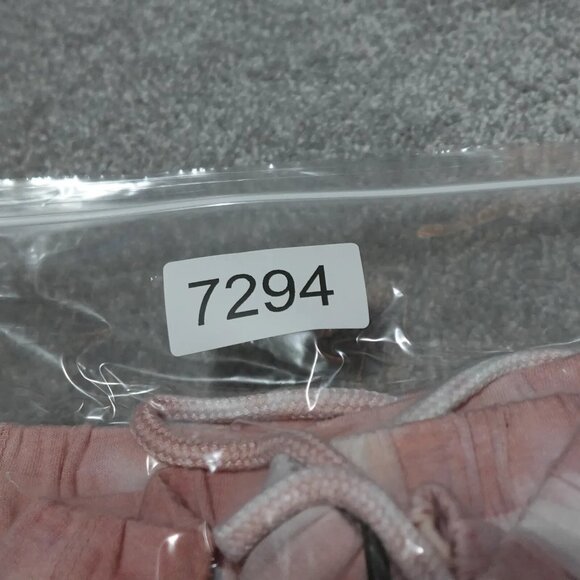 Yummy Sweater Co. Jogger Pants Women's Medium Pink Tie Dye Elastic Waist Outdoor - Picture 11 of 11